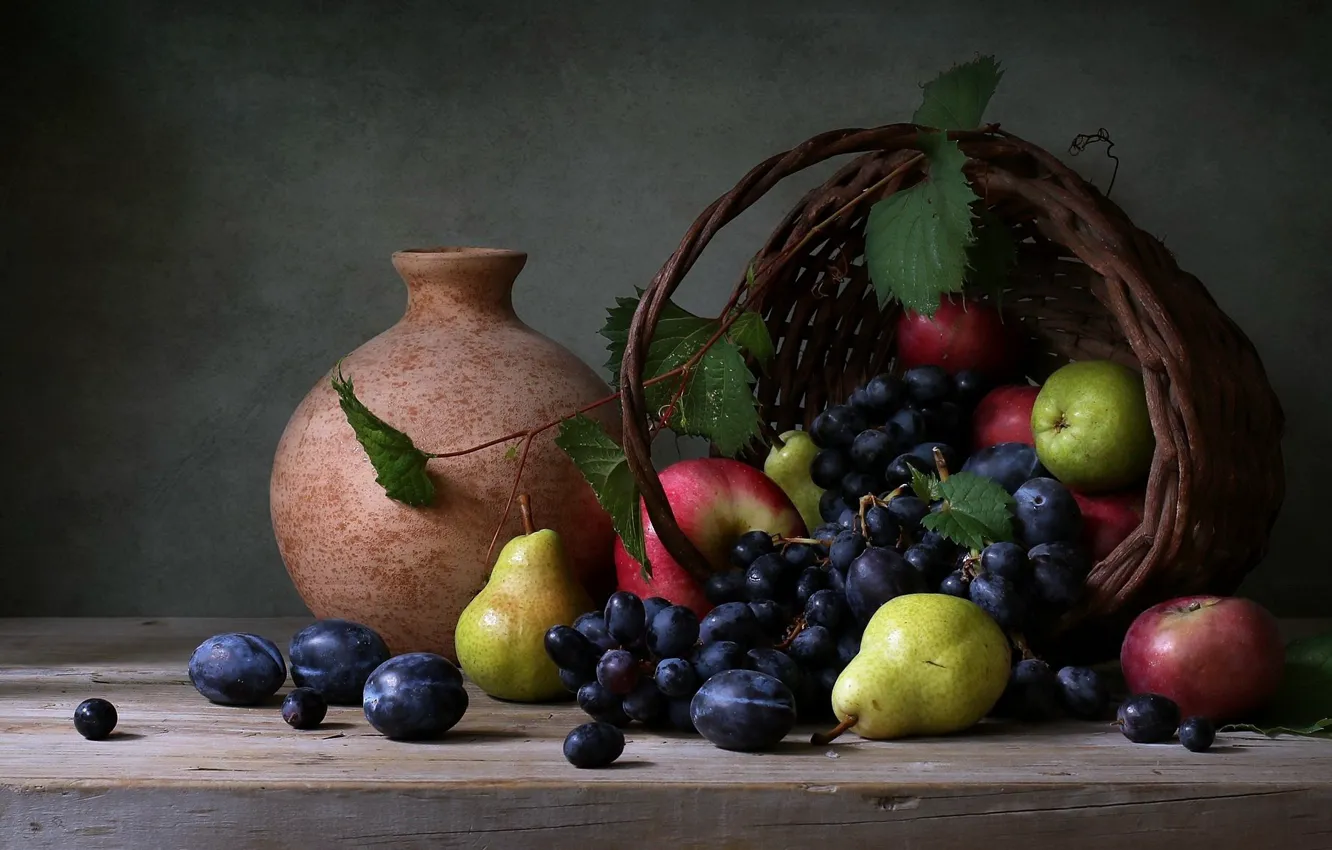 Photo wallpaper food, pear, drain