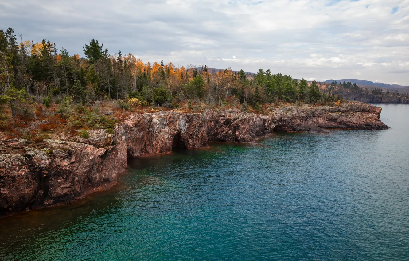 Photo wallpaper Minnesota, Beaver Bay Township, Illgen City