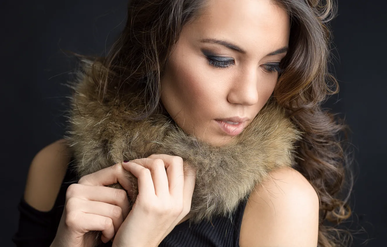 Wallpaper face, background, model, hair, krasotulka for mobile and ...