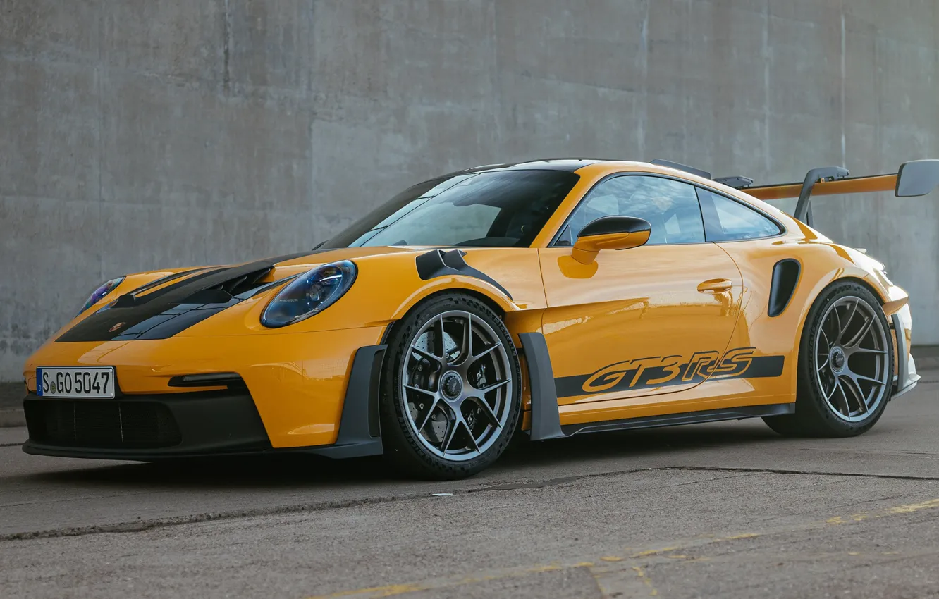 Photo wallpaper Porsche, Weissach Package, Porsche 911 GT3 RS