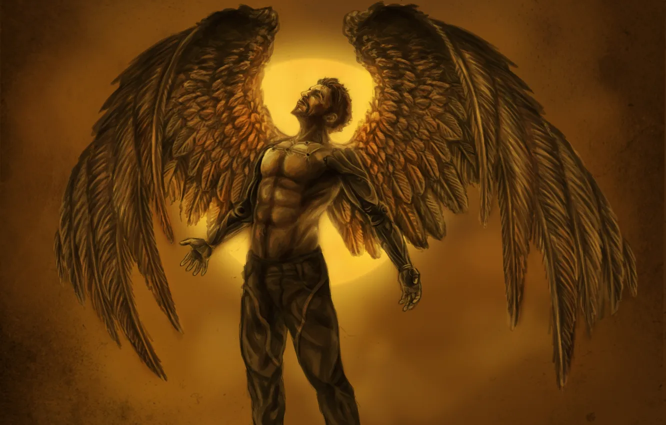 Photo wallpaper Square Enix, art, deus ex, Adam Jensen, Deus Ex Human revolution, Icarus