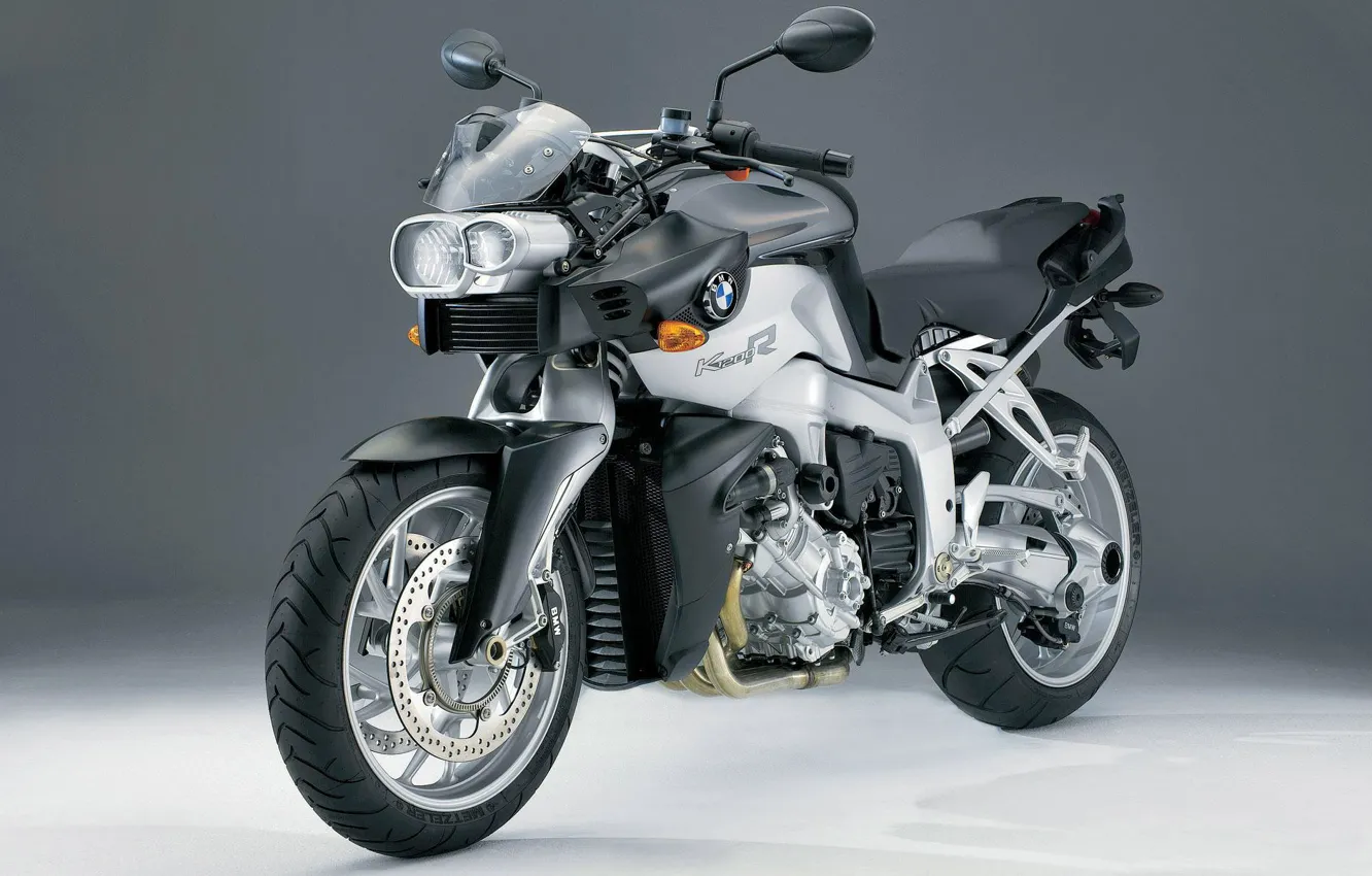 Photo wallpaper motorcycle, the dark background, BMW к1200r