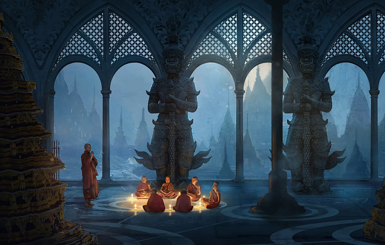 Photo wallpaper figure, art, Joseph Diaz, 21 Ronin