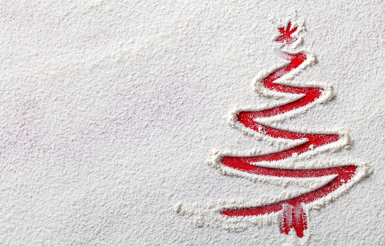 Photo wallpaper snow, tree, New Year, Christmas, Christmas, snow, New Year, Merry Christmas