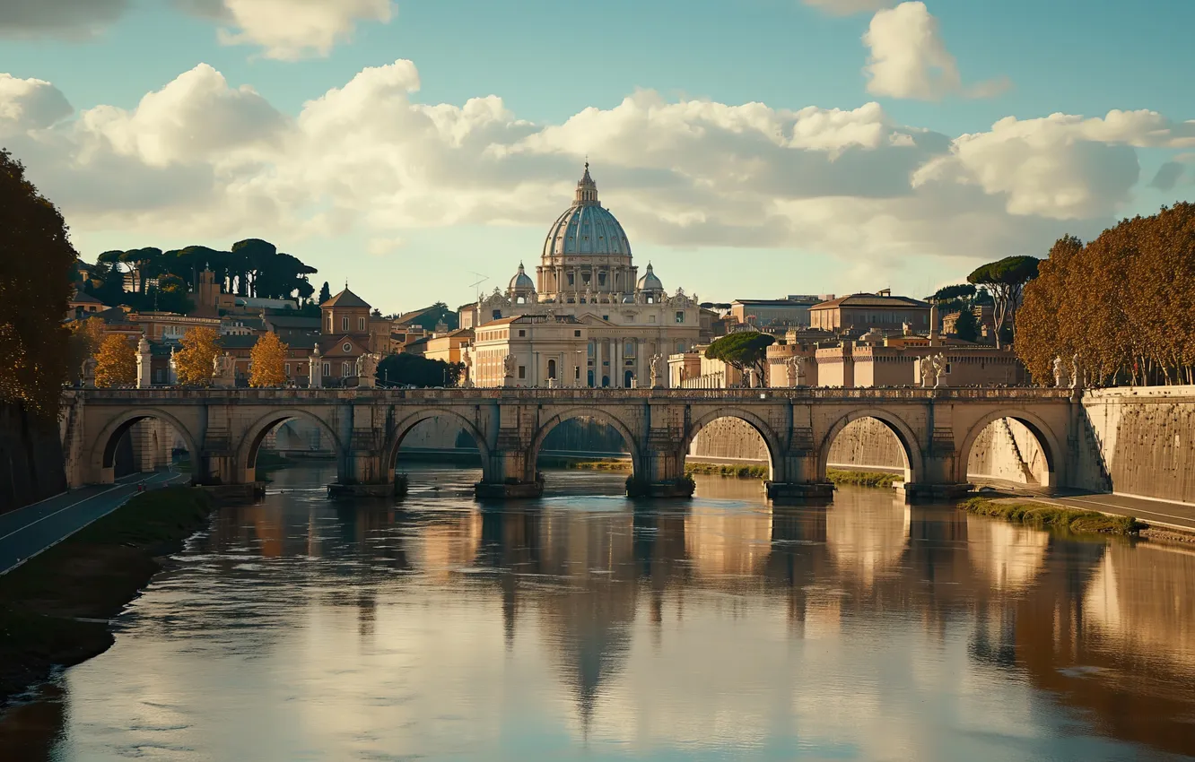 Photo wallpaper city, Rome, travel, Vatican, tourism