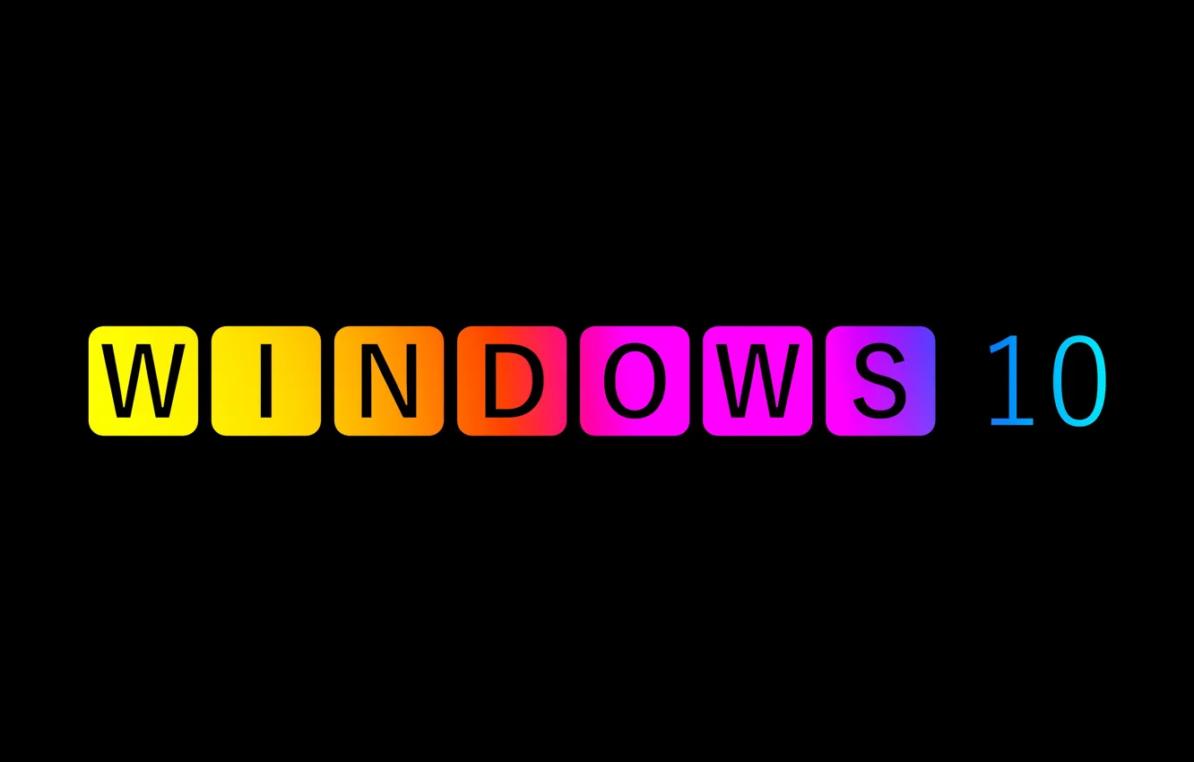 Photo wallpaper background, the inscription, Wallpaper, black background, operating system, Wallpaper for desktop, Windows 10, A dozen