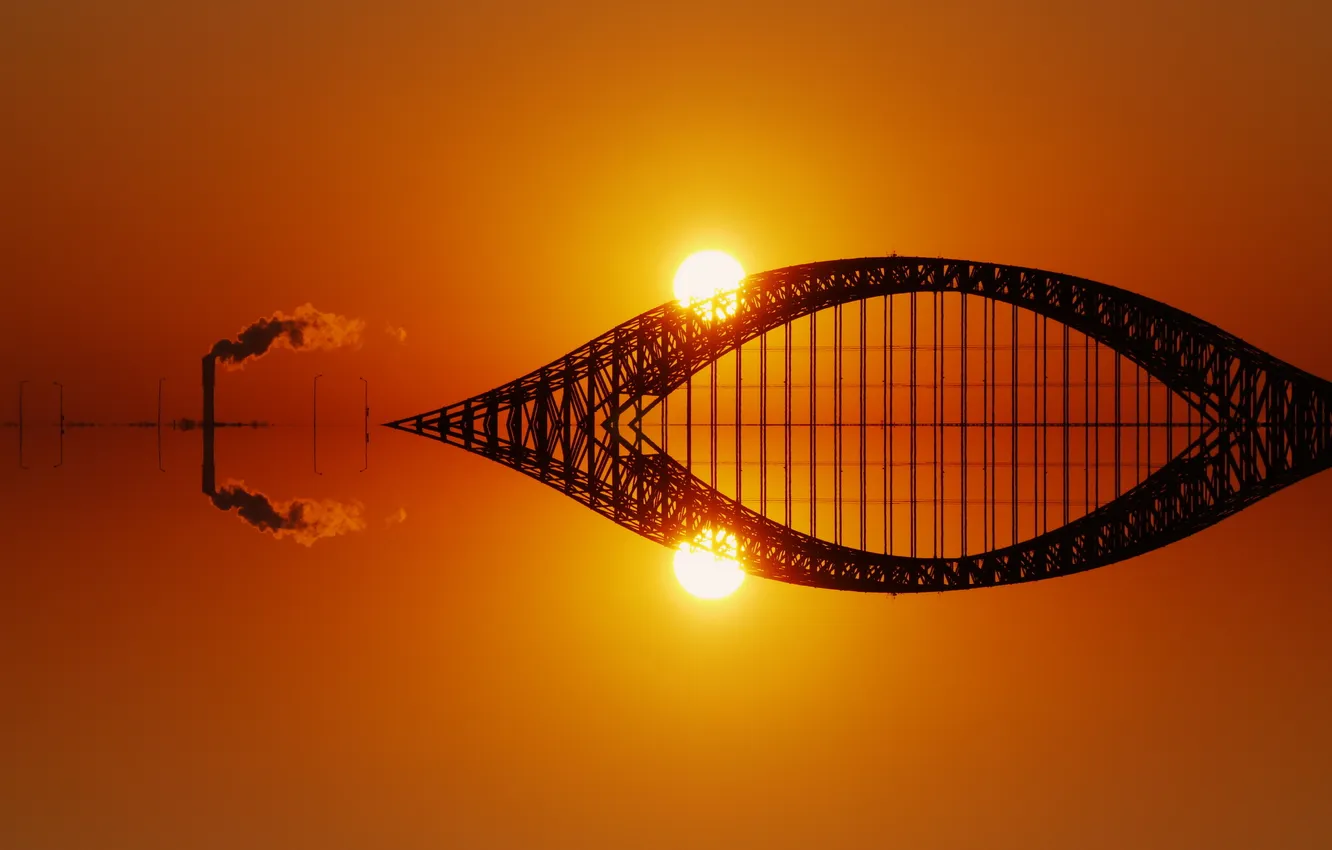 Photo wallpaper Snake Eyes, Banghwa big bridge, South Kore