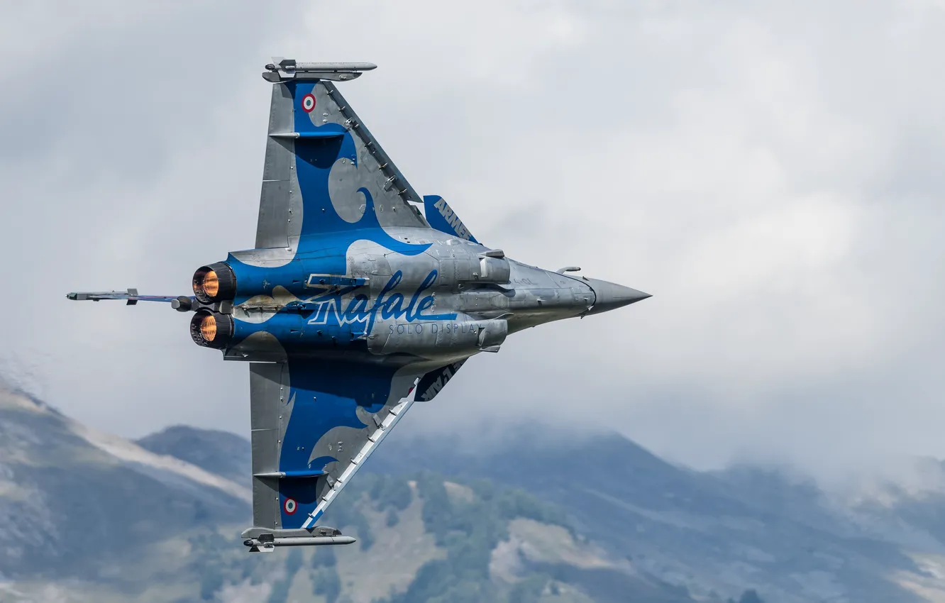 Photo wallpaper fighter, multipurpose, Dassault Rafale
