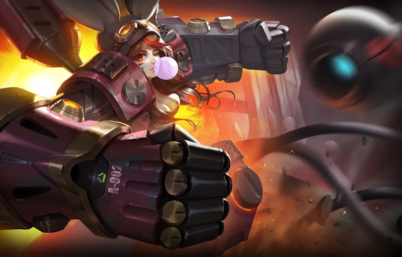 Photo wallpaper girl, game, moba, Legend of Ace