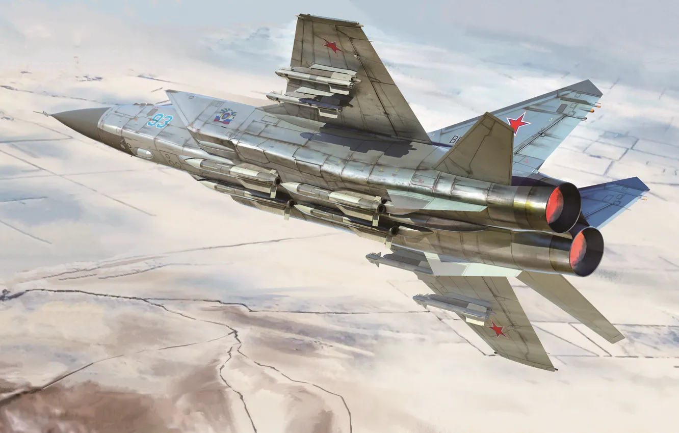 Photo wallpaper Russia, Interceptor, The MiG-31, Combat aircraft