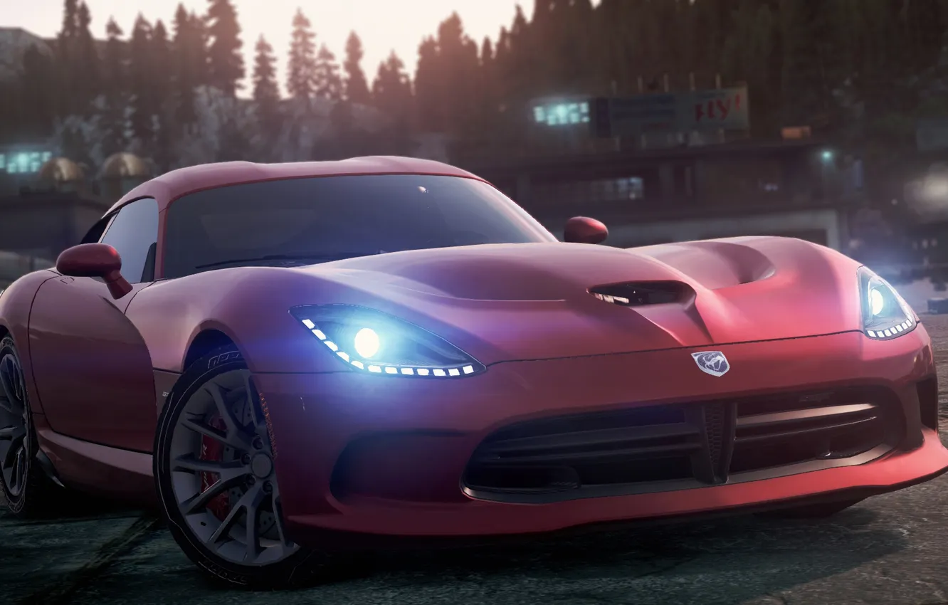 Photo wallpaper Dodge, 2012, Need for Speed, most wanted, SRT Viper GTS