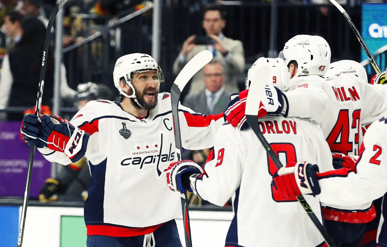 Photo wallpaper ice, Ovechkin, Washington Capitals, Ovechkin, National Hockey League, Capitals, Hockey League, Capitals