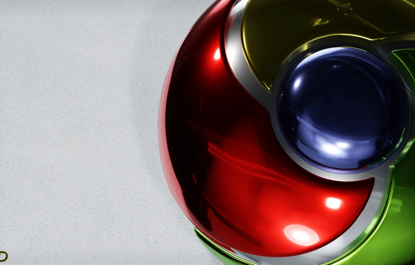 Photo wallpaper Desktop, Google, Red, Blue, Wall, Render, Green, White