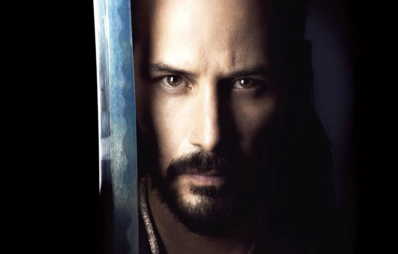 Photo wallpaper face, the film, sword, katana, twilight, katana, Keanu Reeves, Keanu Reeves