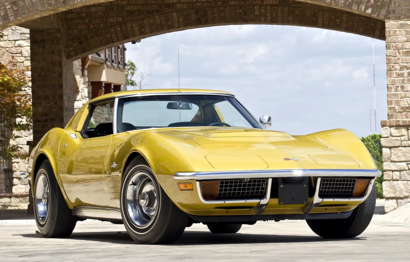 Photo wallpaper car, Corvette, Chevrolet, Classic, auto, 1970, wallpapers, Stingray