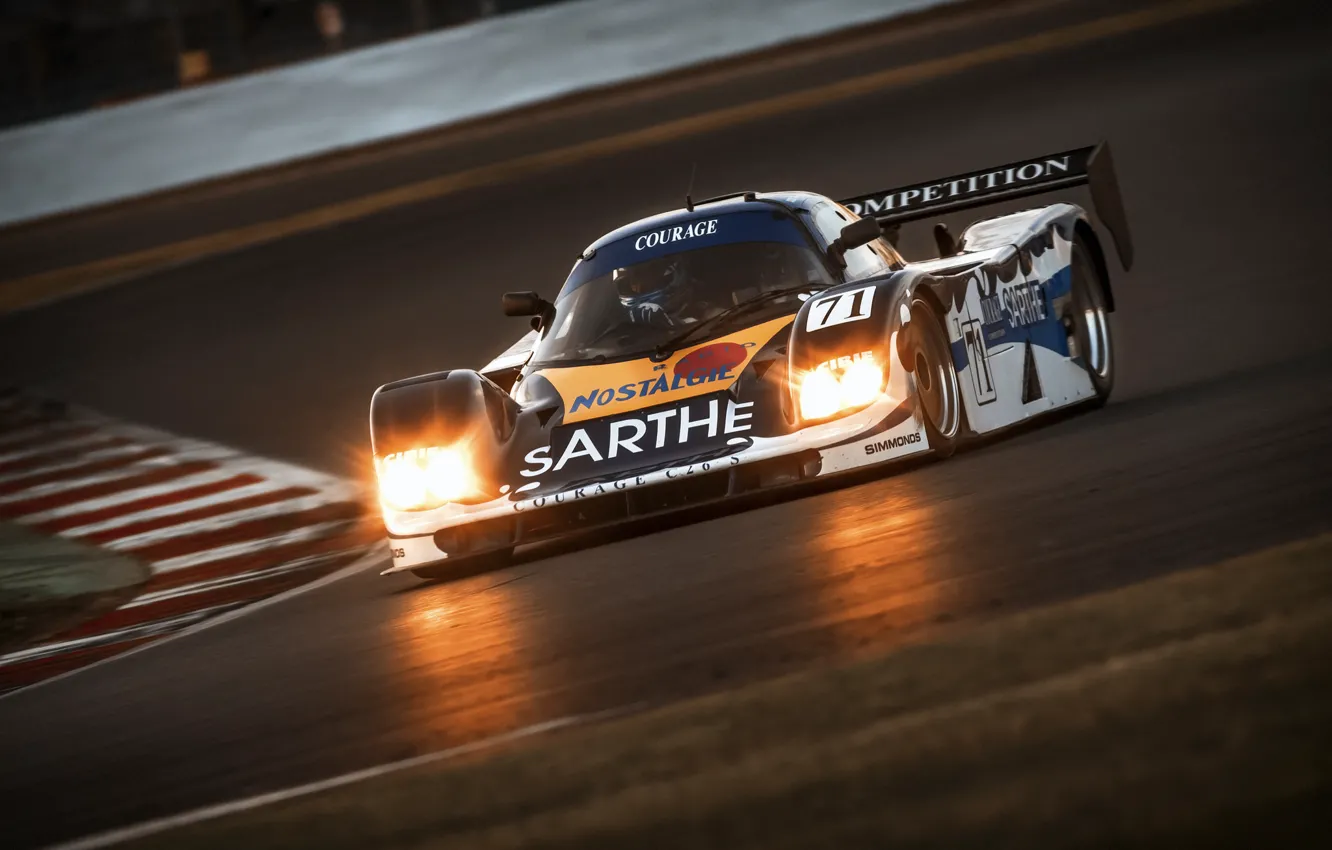 Photo wallpaper machine, race, sport