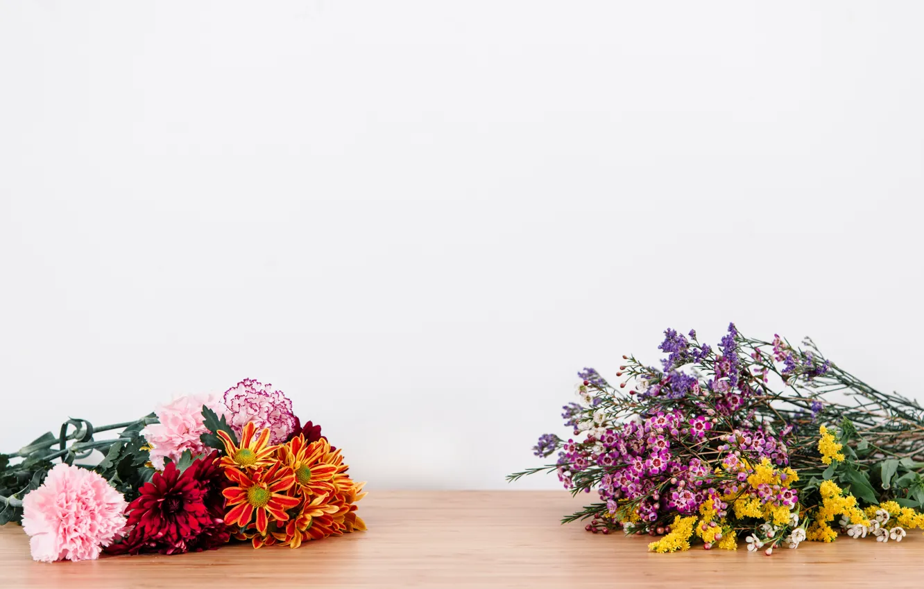 Photo wallpaper flowers, bouquet, colorful, flowers, romantic, spring