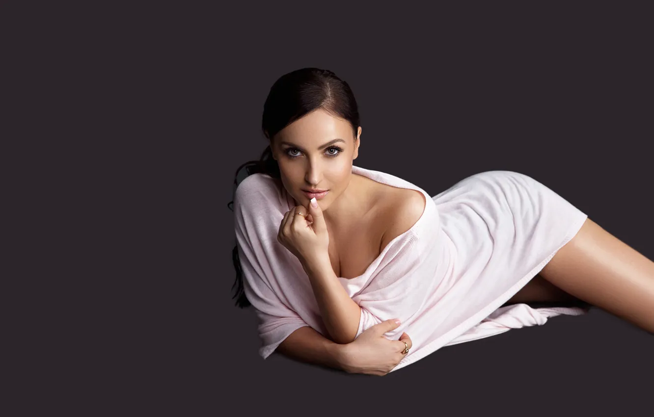 Photo wallpaper girl, hot, sexy, eyes, smile, beautiful, figure, model