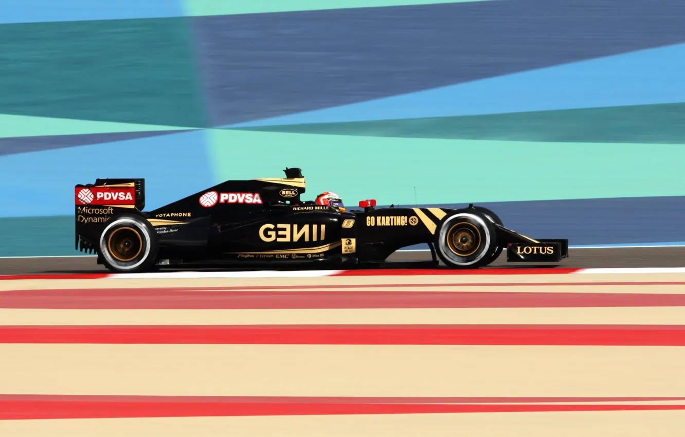 Photo wallpaper Lotus, the car, Formula 1, E23