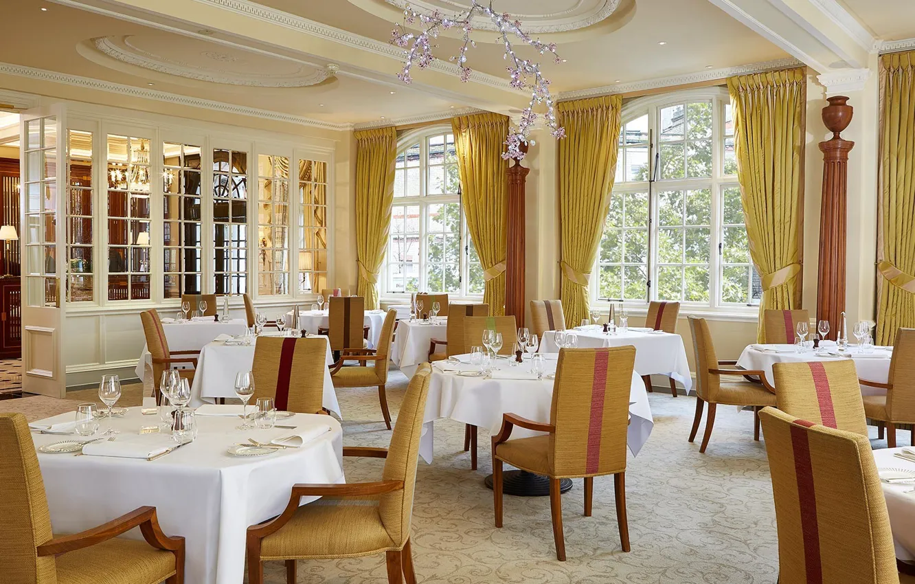 Photo wallpaper interior, restaurant, the hotel, the room, Victoria, The Dining Room at The Goring