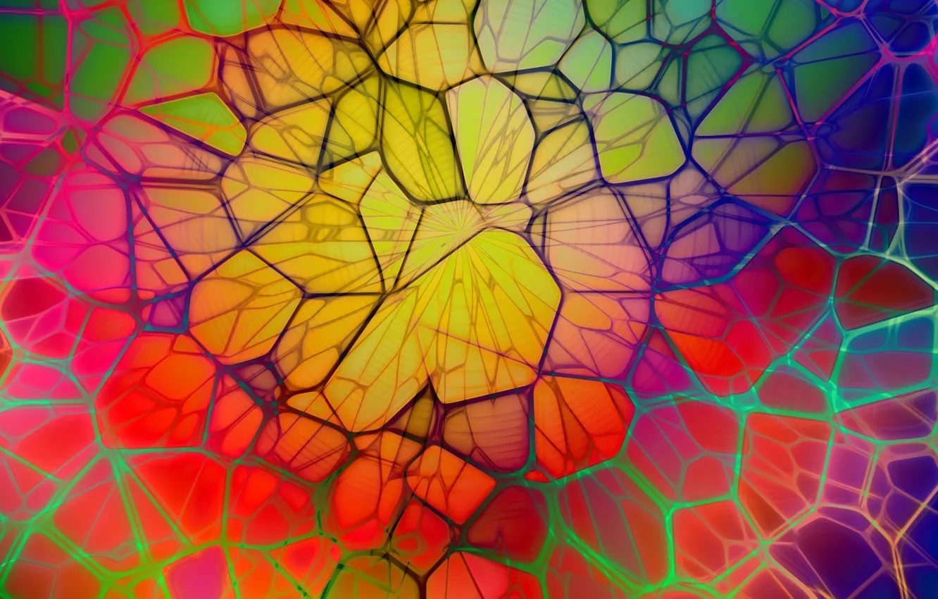 Photo wallpaper line, mesh, paint, structure, the volume