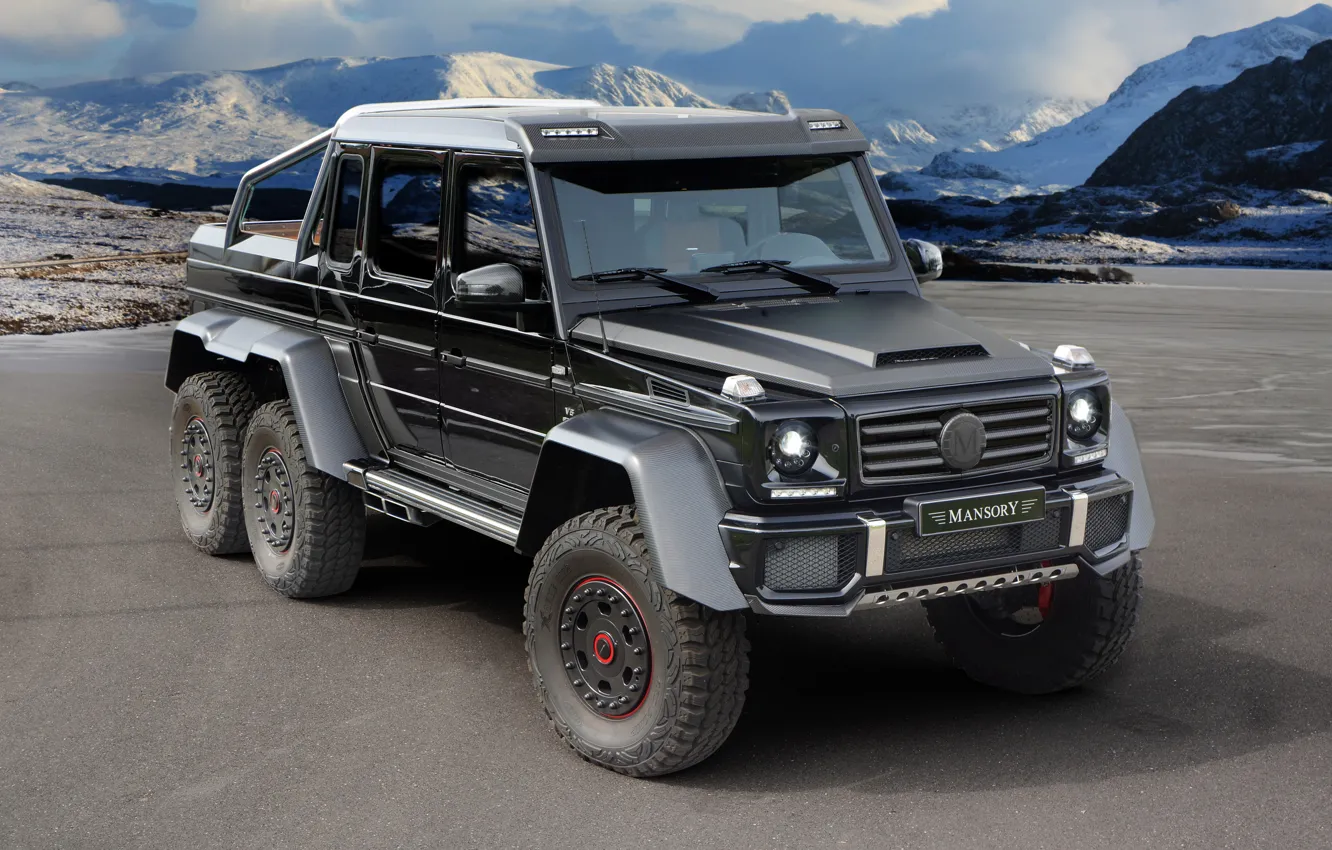 Photo wallpaper Mercedes, Mansory, 6x6, G63 AMG