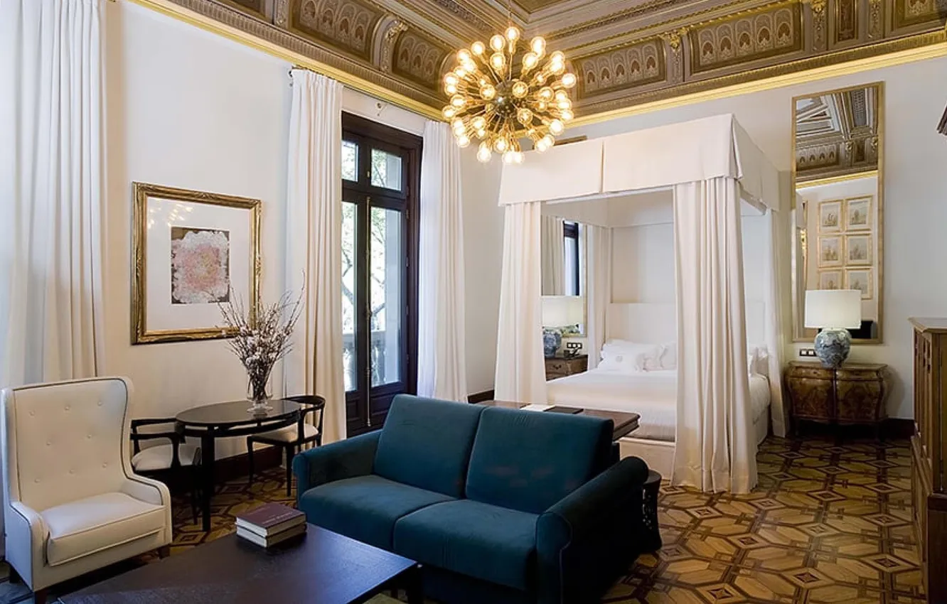 Photo wallpaper design, style, room, interior, the hotel, bedroom