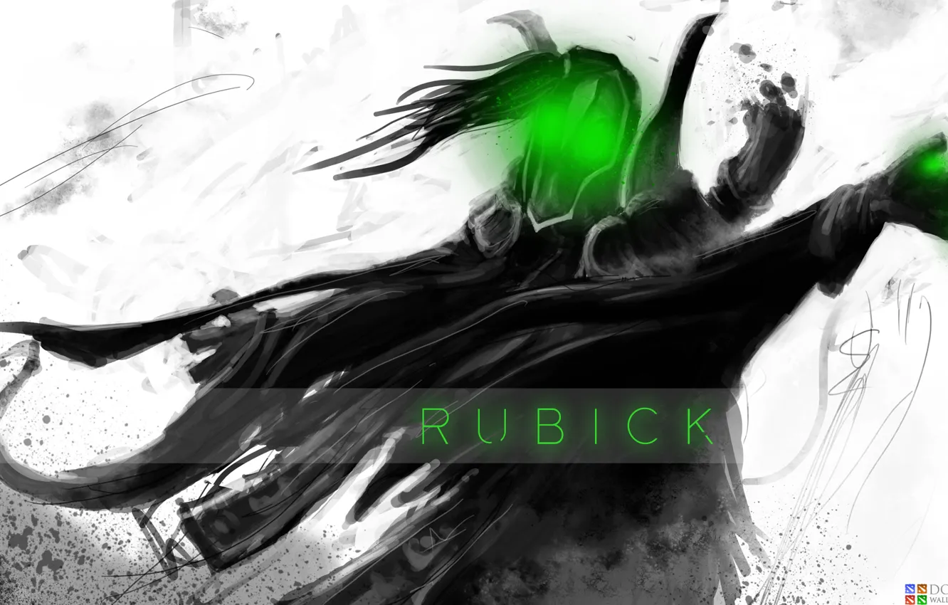 Photo wallpaper magic, games, Rubick, Duta 2