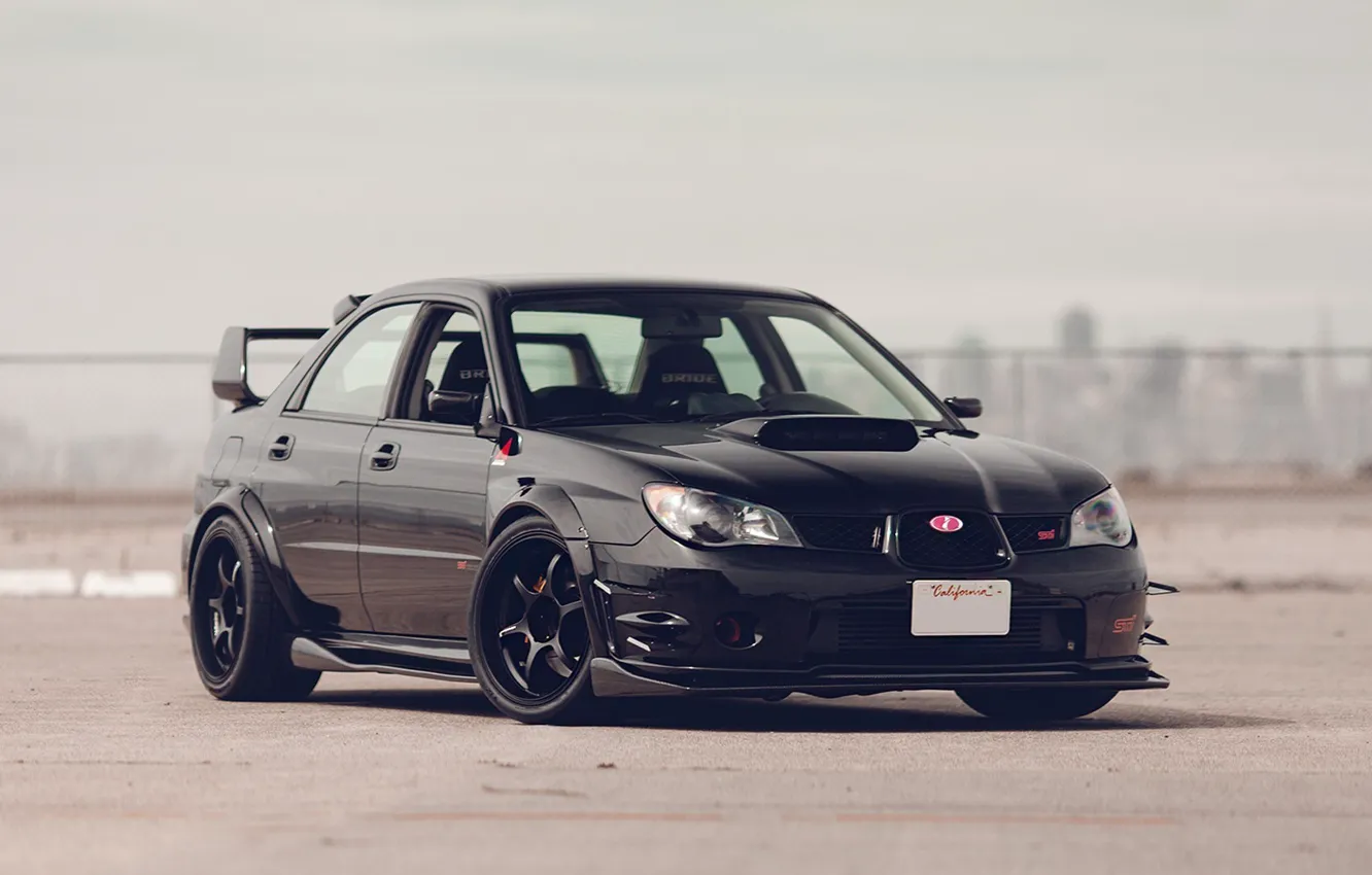 Photo wallpaper subaru, wrx, impreza, sti