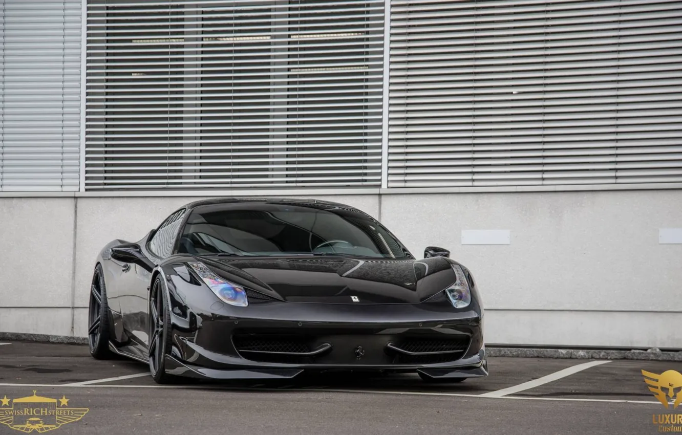 Photo wallpaper Ferrari, 458 italia, 2014, Tuned by Luxury Custom