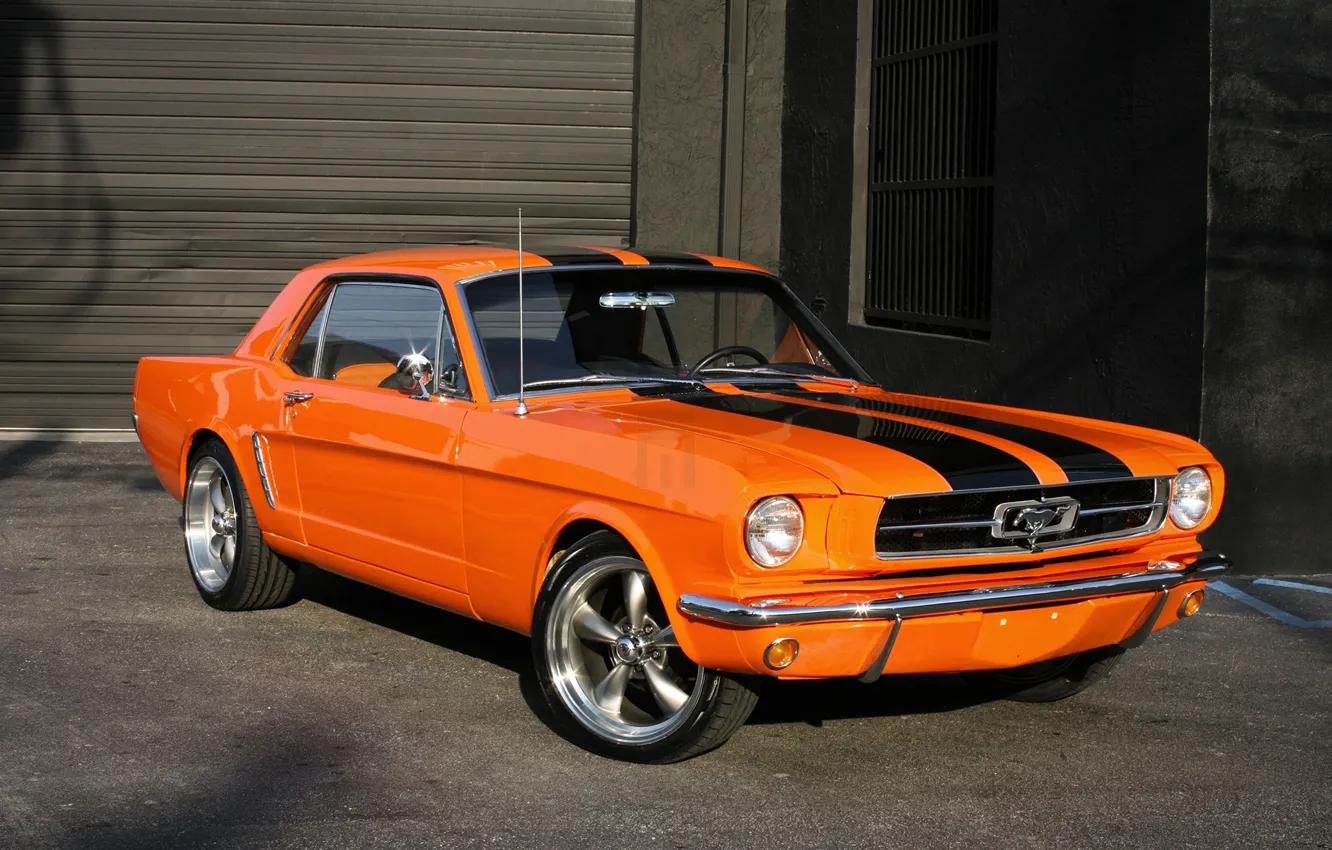 Photo wallpaper Mustang, Ford, 1965, Customized