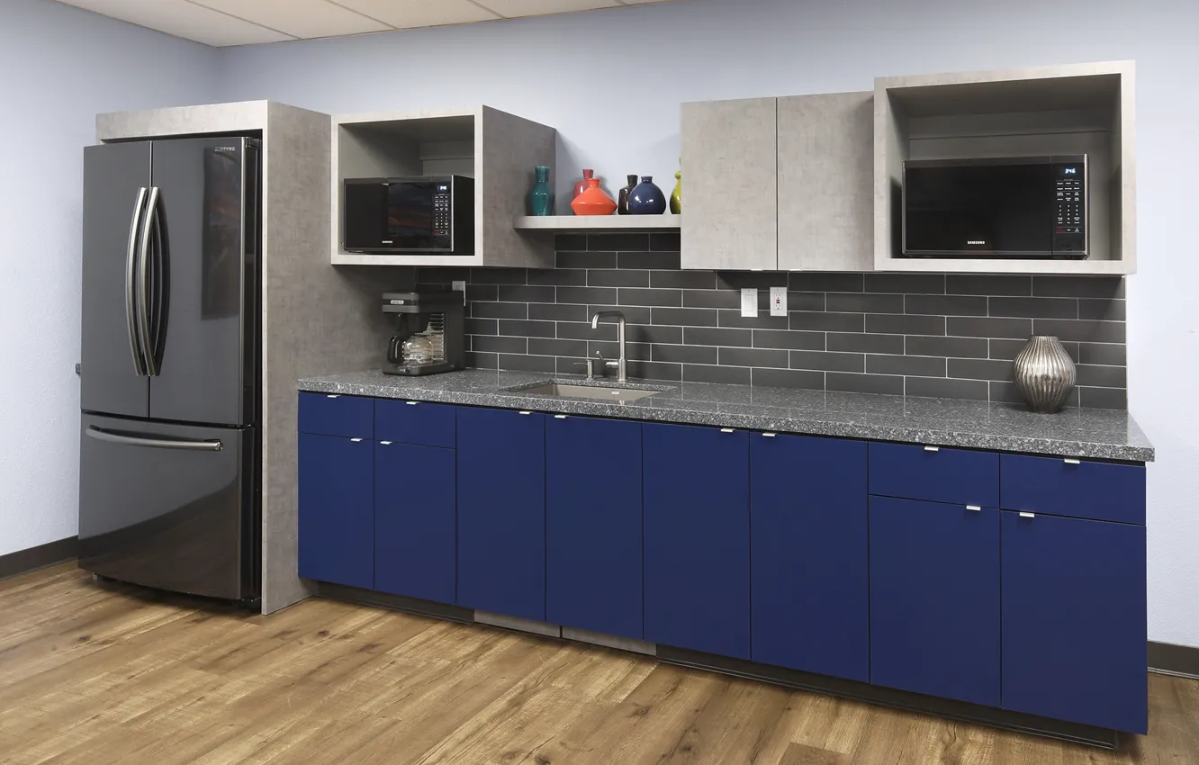 Photo wallpaper furniture, refrigerator, kitchen, wardrobe