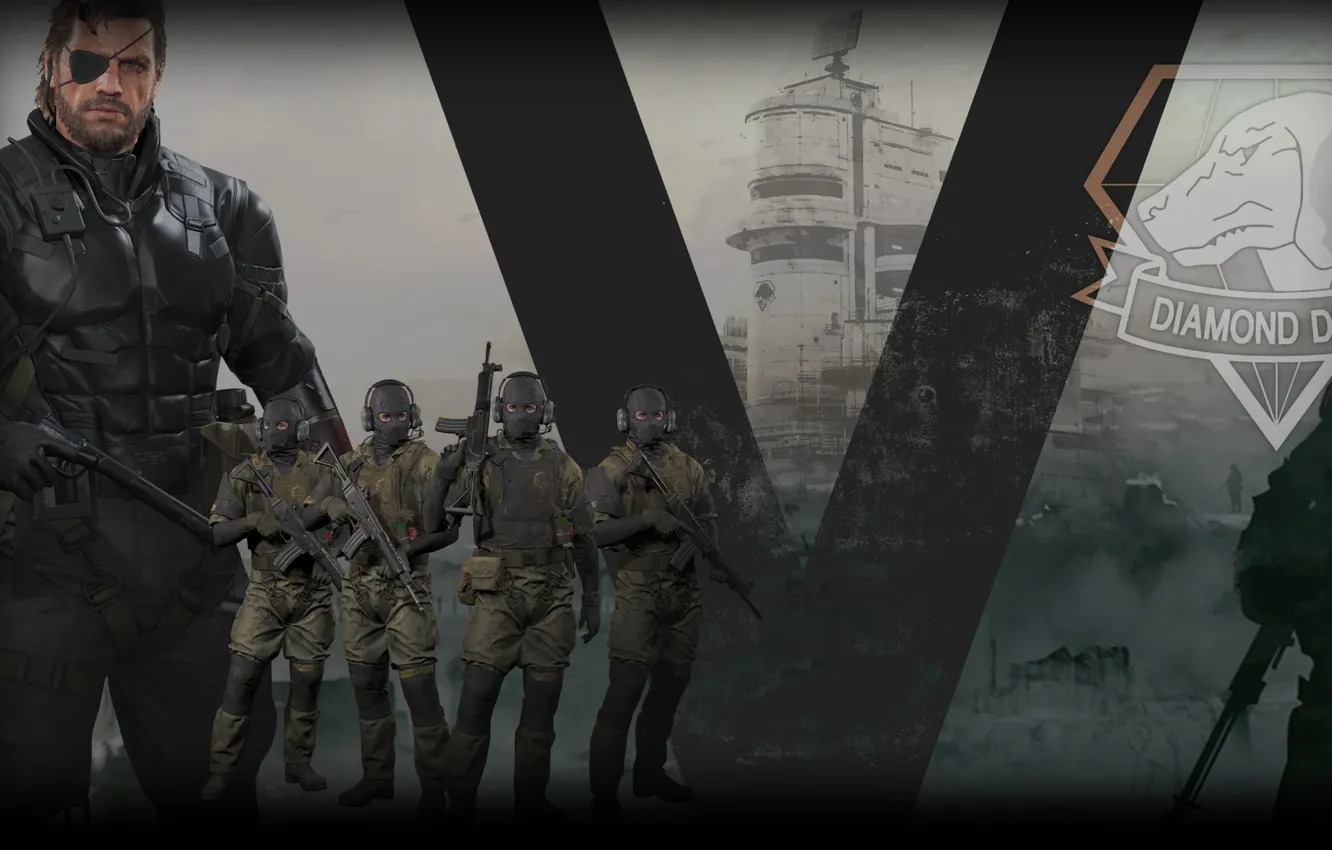 Photo wallpaper metal gear solid, Metal Gear, Metal Gear Solid V: The Phantom Pain, Venom Snake, diamond …