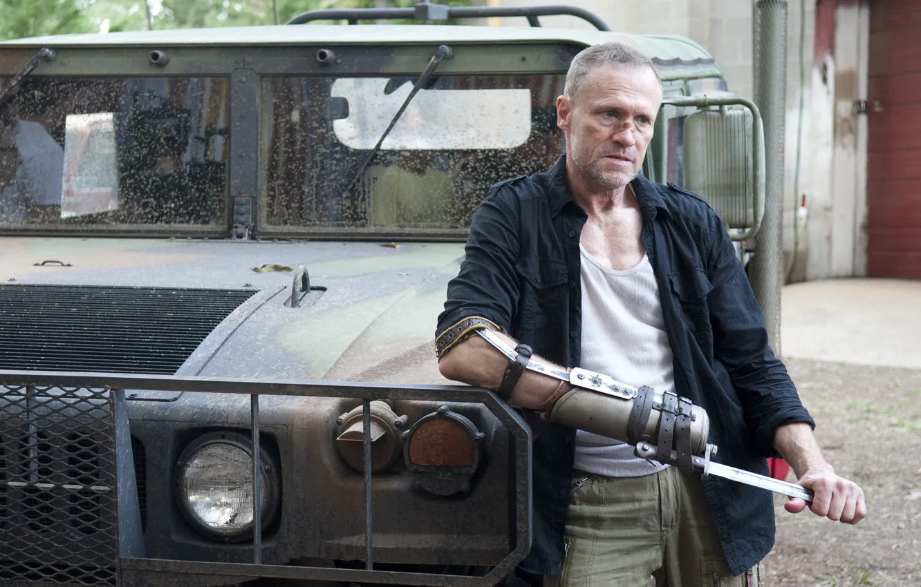 Photo wallpaper SUV, The Walking Dead, The walking dead, Michael Rooker, Michael Rooker