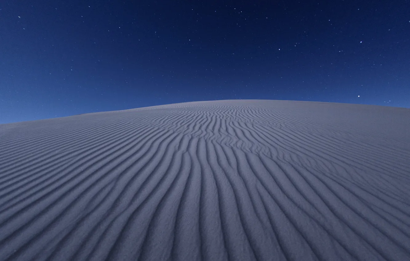 Photo wallpaper sand, the sky, night, desert, stars