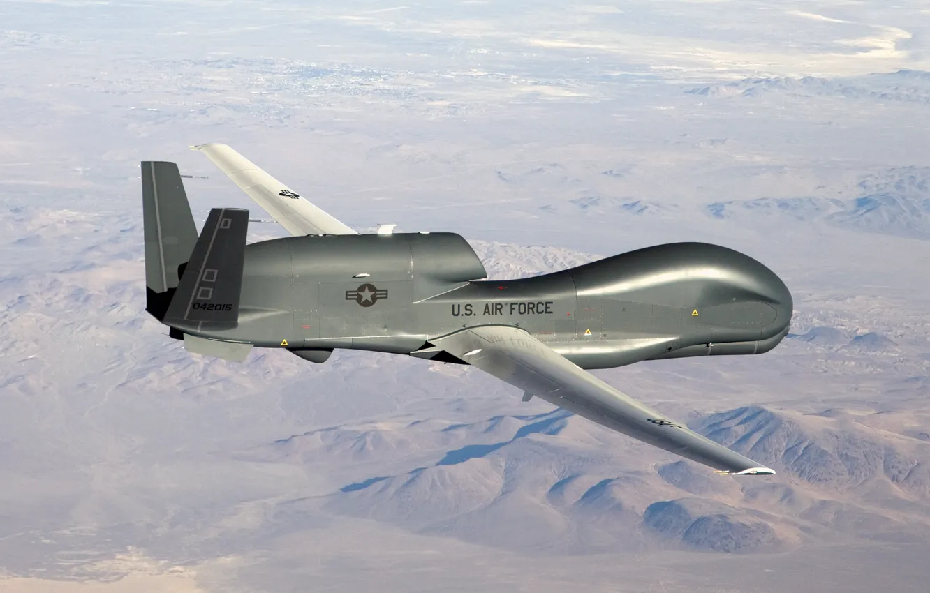 Photo wallpaper strategic, UAV, razvedchik, RQ-4 Global Hawk