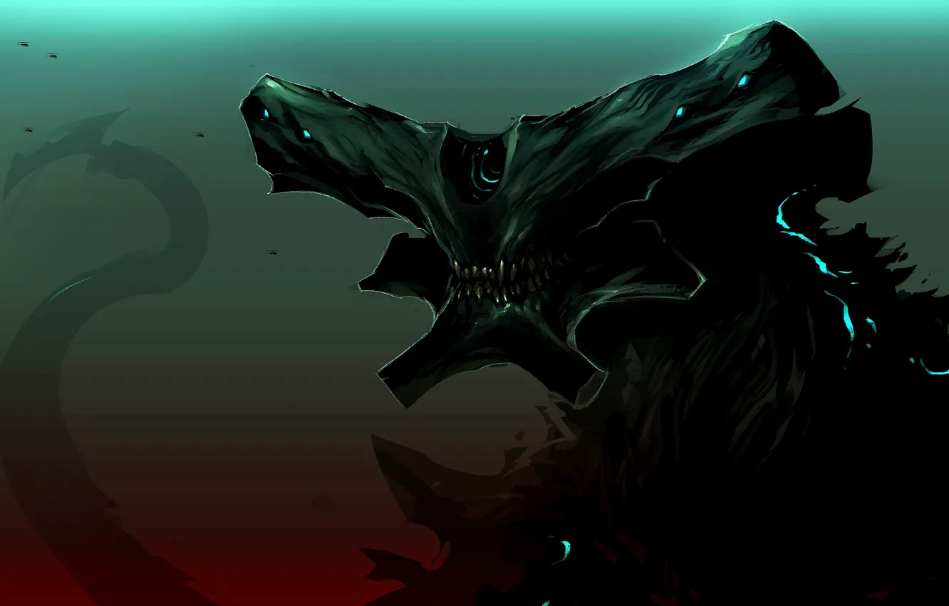 Photo wallpaper monster, giant, art, Pacific Rim, Gull, slattern