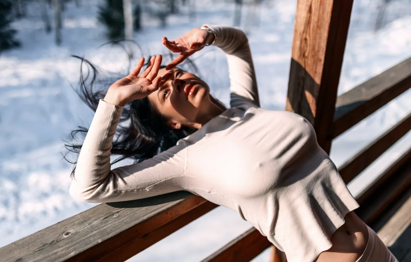 Photo wallpaper sexy, model, busty, Vadim Podoprigora