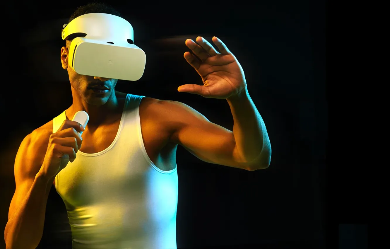 Photo wallpaper man, Xiao Virtual Reality, MI VR, VR Headset, Xiaomi VR Virtual Reality 3D Glasses