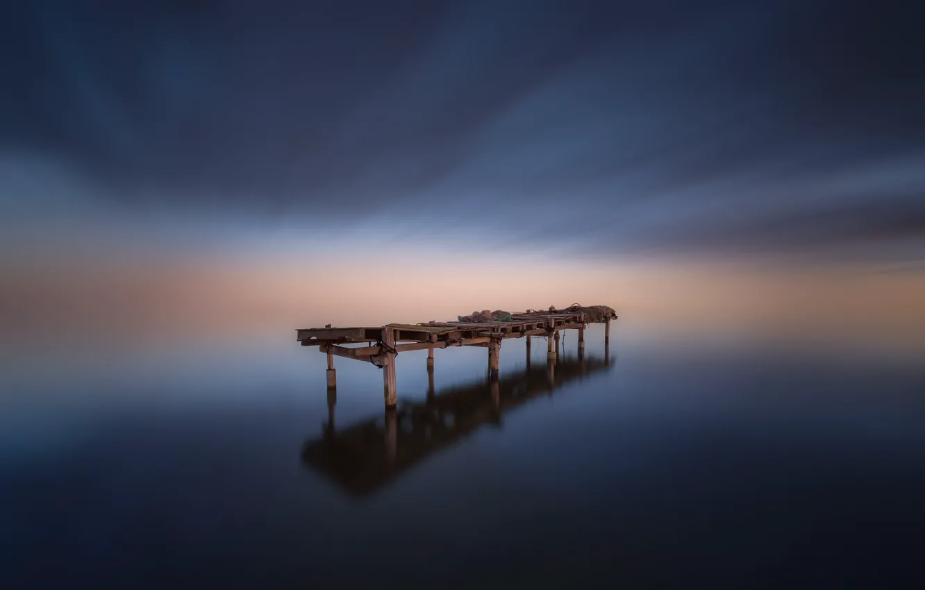 Photo wallpaper sea, pierce, Spain