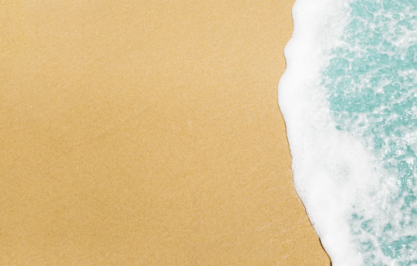 Photo wallpaper sand, sea, wave, beach, summer, summer, beach, sea