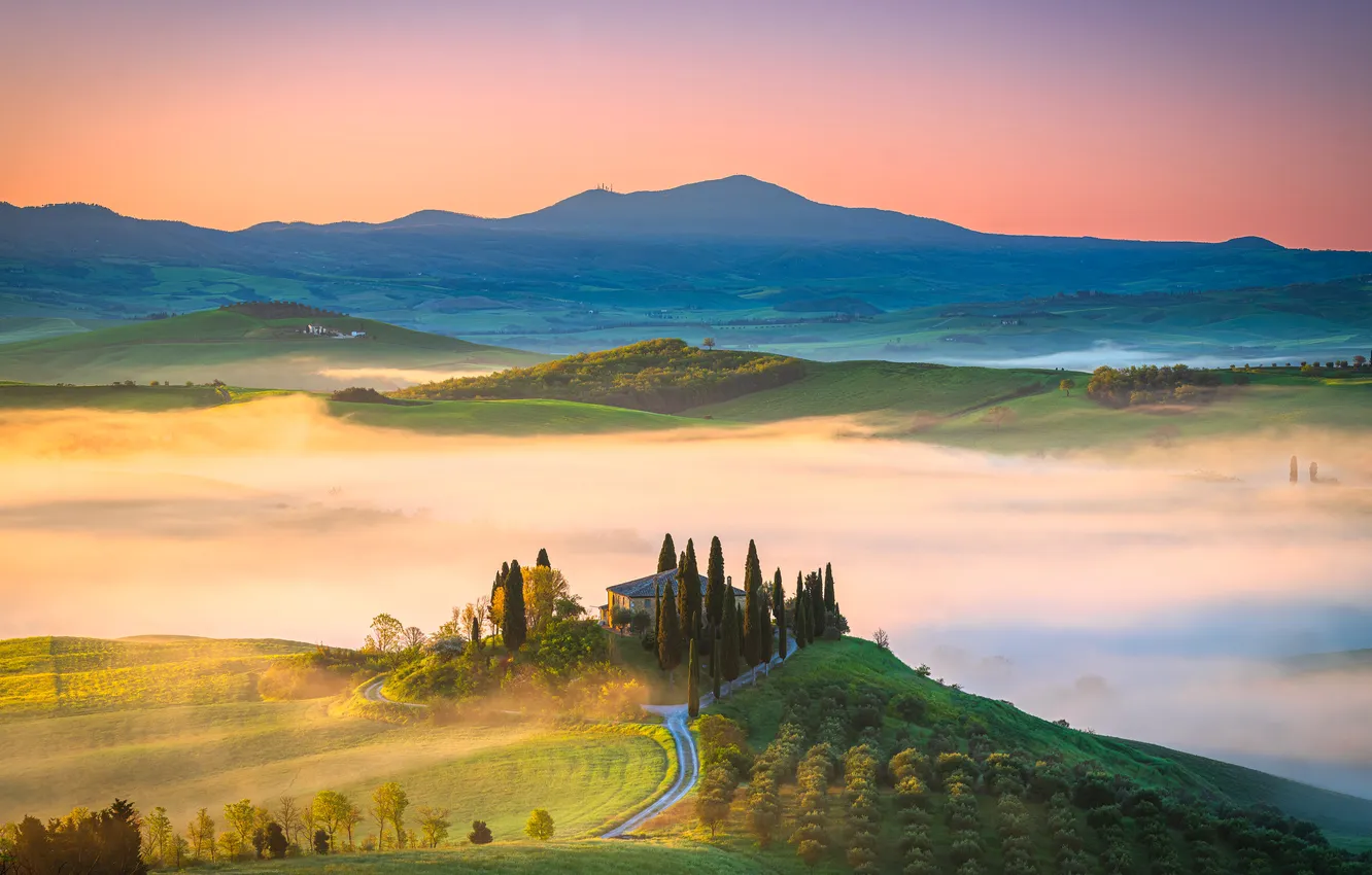 Photo wallpaper Italy, Tuscany, Daniel Burton