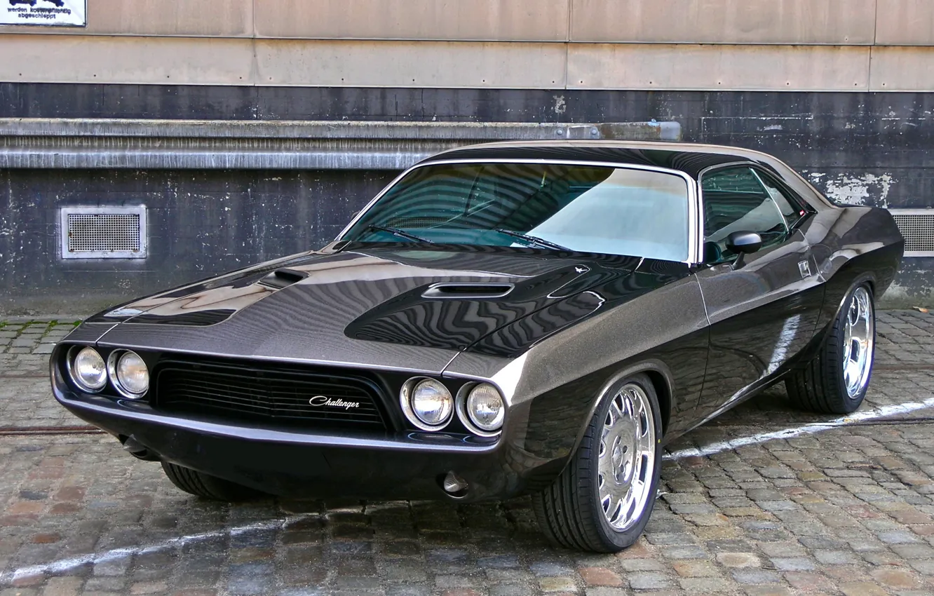 Photo wallpaper Muscle, Dodge, Challenger, Vehicle