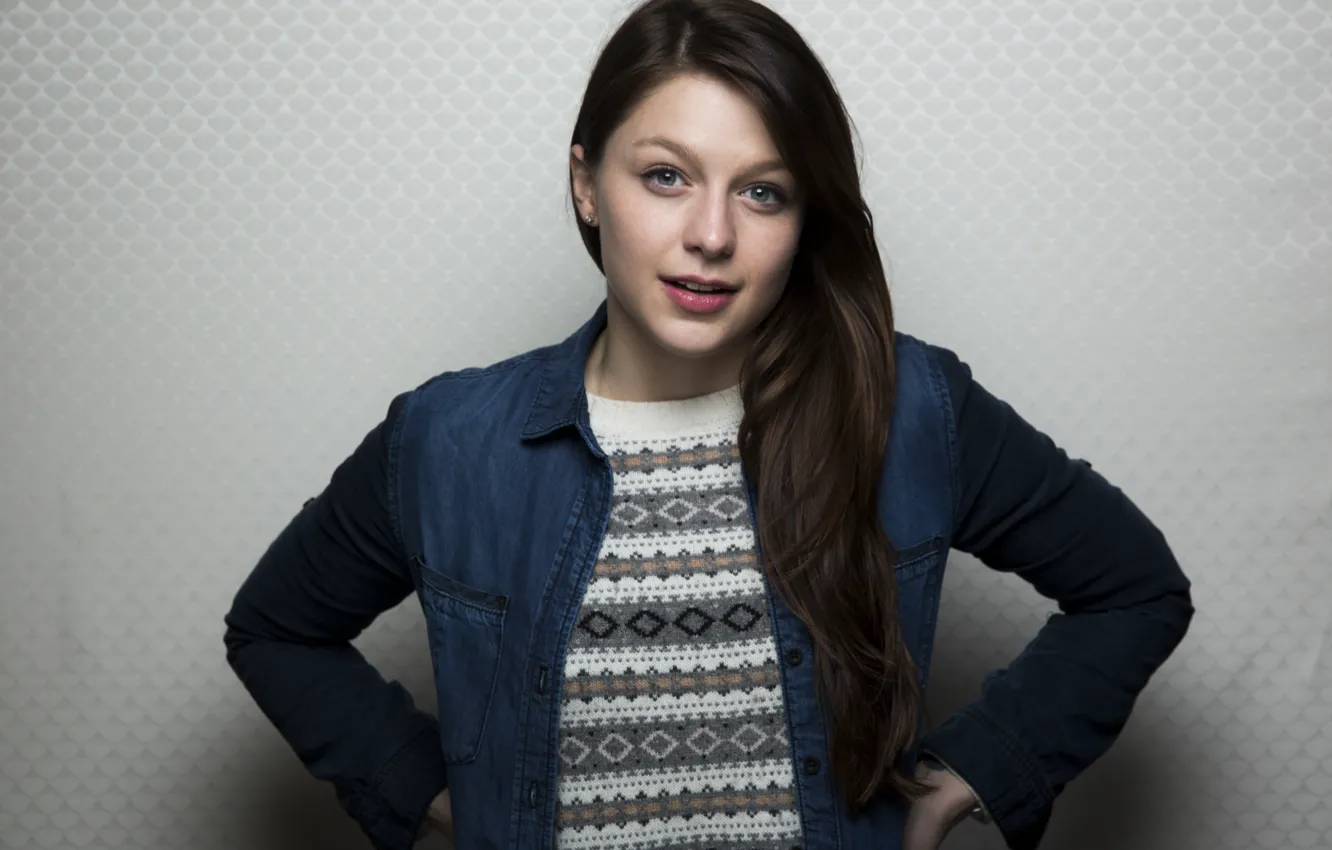 Photo wallpaper actress, jeans, actress, Melissa Benoist, Melissa Benoist