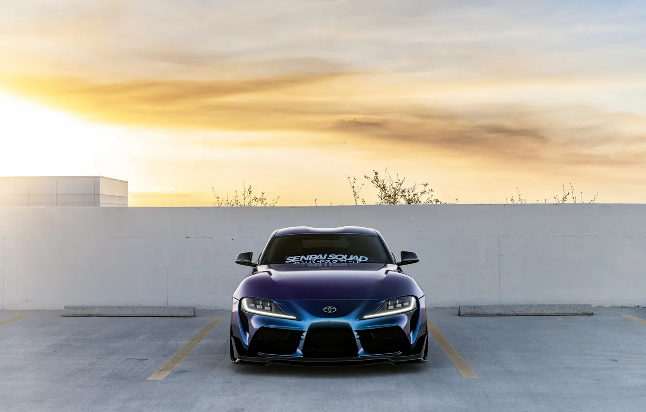 Photo wallpaper Toyota, Supra, Widebody, Liberty Walk