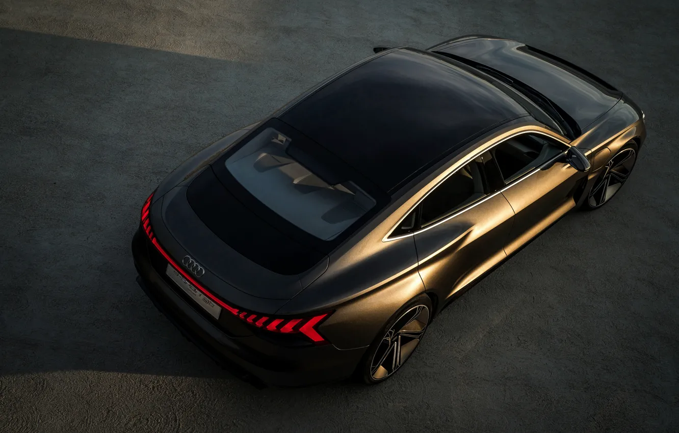 Photo wallpaper Audi, coupe, body, 2018, e-tron GT Concept, the four-door