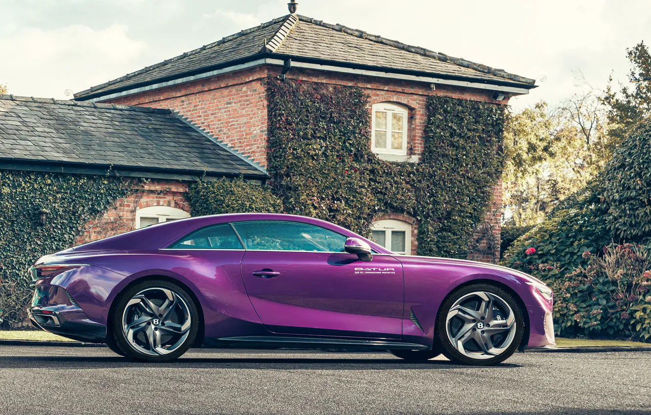Photo wallpaper purple, home, Bentley, Bentley Mulliner Batur
