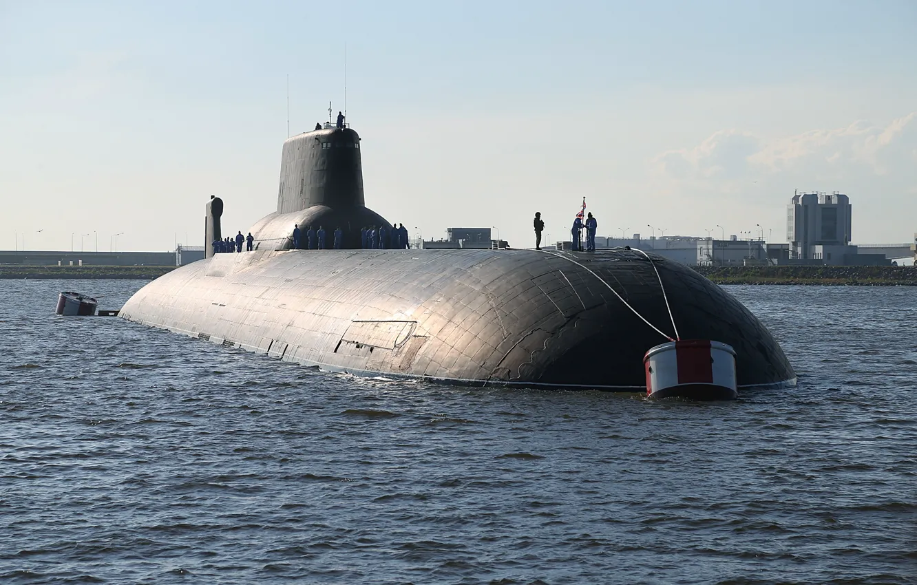 Photo wallpaper submarine, Dmitry Donskoy, the nuclear-powered ship