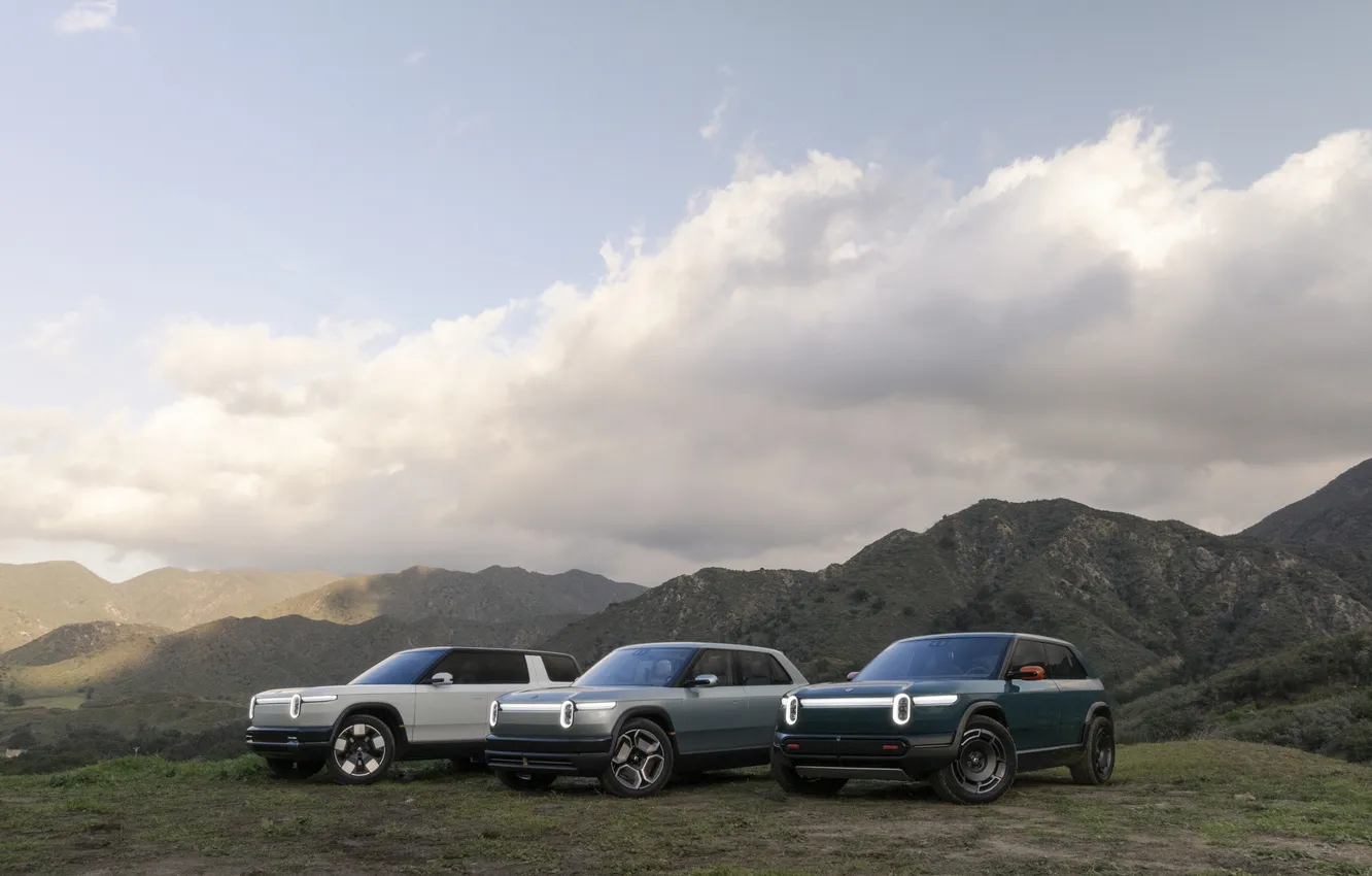 Photo wallpaper Rivian, 2024, Rivian R3X, Rivian R3, Rivian R2