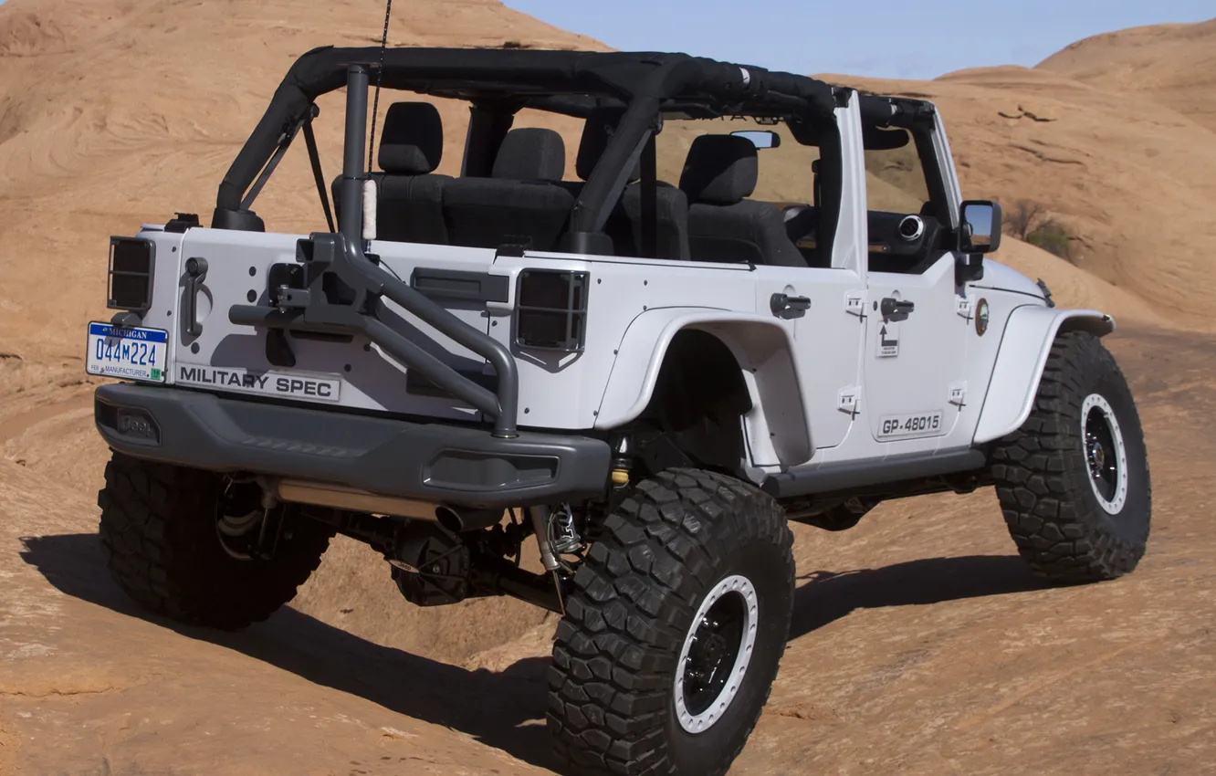 Photo wallpaper machine, Concept, rear view, Wrangler, Jeep, Mopar Recon